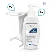 Blanc HYGIENIC SET: Mini Fix-System - 2x Mini Fix Spender + Hautschutzcreme, silikonfrei, höchst ergiebig 4x 300 ml