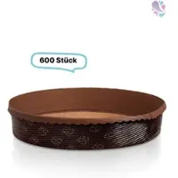 Blanc HYGIENIC Papier-Backformen APFELKUCHEN, 600 Stück, 170x35mm, 840ml, Backofen geeignet, aluminiumfrei, geschmacksneutral