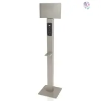 Blanc HYGIENIC Bodenständer Edelstahl +Infotafel +prof. Hygieneplan (OHNE SPENDER)