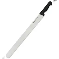 Pirge Ecco Dönermesser 55 cm Schwarz Harter Stahl - Aufschnittmesser - Schärfstes Edelstahl Döner Langmesser - Fleischmesser - Ergonomisches Griff