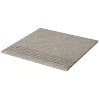 Rako Taurus Granit Treppenfliese grau 30x30 cm rutschfest TCV34076.1