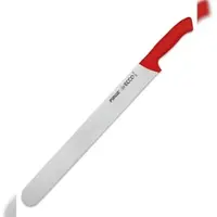Pirge Ecco Dönermesser 45 cm Rot - Aufschnittmesser - Schärfstes Edelstahl Döner Langmesser - Fleischmesser - BBQ Messer - Ergonomisches Griff