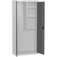 Simon Rack Aktenschrank, Mehrzweckschrank, Stahl-Aufbewahrungsschrank, 0 Ebenen, Doppeltüren, Schloss - Simonlocker