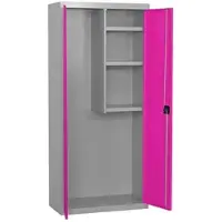 Simon Rack Aktenschrank, Mehrzweckschrank, Stahl-Aufbewahrungsschrank, 0 Ebenen, Doppeltüren, Schloss - Simonlocker