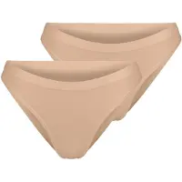 Sloggi Tanga "GO Sense" 2er Pack, Modalmix, nahtlos, flacher Saum, elastisch, weich