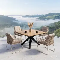 4Seasons /CLEMENTO Albano Taste/Liverpool Gartenmöbel-Set 5tlg.
