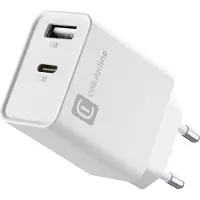 Cellularline Multiport Charger PD 20W, Drinnen, AC, Weiß