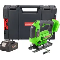 Procraft ST22 Akku Stichsäge 20 V 80 mm Brushless + 1x Akku 4,0 Ah + RHINO Toolcase - ohne Ladegerät