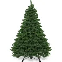 Casaria Weihnachtsbaum künstlich 140cm dichte Spitzen schneller Aufbau Metallständer naturgetreu schwer entflammbar grün Tannenbaum Edeltanne deko