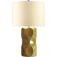 Elstead Lighting Elstead Green Retro Tischleuchte E27 Grün Elfenbein, UK