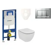 Ideal standard Geberit Wand-WC Set für Vorwandmontage + Tesi WC 111.300.00.5NF7
