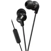 JVC HA-FR15-B-E In-Ear-Kopfhörer mit Fernbedienung, Schwarz