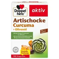 Queisser Pharma GmbH & Co. KG Doppelherz Artischocke Curcuma+Olivenöl Kapseln 100 St