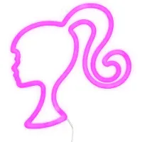 Paladone Barbie Led-lampe Durchsichtig Durchsichtig One Size