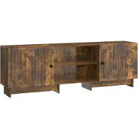 vidaXL TV-Schränk Geräucherte Eiche 150 x 31 x 50 cm Holzwerkstoff