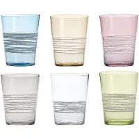 Zafferano Gläser Set 6-teilig FILANTE TUMBLER - 6 COLORS BOX