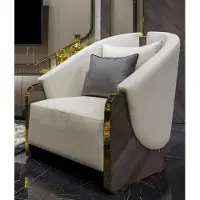AEA Exklusives Wohnzimmer-Set mit Sofas Sesseln Couchtisch und TV-Schrank