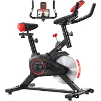 HOMCOM Indoor Cycling Bike Trainer Home Gym Fahrradtrainer Fitnessfahrrad
