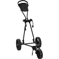 vidaXL Golf-Dolly Schwarz 95 x 60 x 130 cm Eisen
