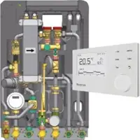 Buderus Logamax kompakt WS170-35 UE mit RC310 Unterputz