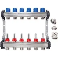 Empur Edelstahl Heizkreisverteiler HKV-D 10 Balance vormontiert