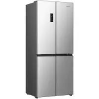Gorenje NRM819E61X, Freistehend, Mehrtürig, Grau, 4 Tür(en), LED, R600a