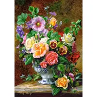 Castorland Puzzle, 500 Teile, Blumen in einer Vase, Blumen- und Pflanzenpuzzle, Albert Williams, Gemäldepuzzle, Puzzle für Erwachsene, B-52868