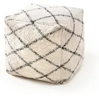 Benuta Nest - Pouf Naomi Cream 45x45x45 cm