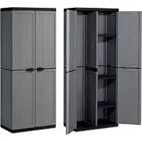 Keter Kis Besenschrank Jolly Grey