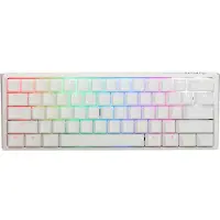 Ducky One 3 Classic Pure White Mini Gaming Tastatur, RGB LED