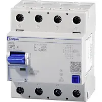 Doepke FI-Schutzschalter DFS4 063-4/0.30-A 4polig 63/0.3A