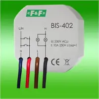 F+F Bistabile Relais Stromstoßrelais für Unterputzdose pulse BIS-402
