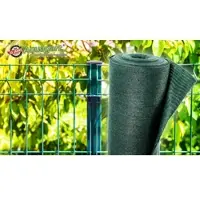 Aquagart 4m Schattiernetz Zaunblende Tennisblende Windschutznetz Sichtschutzzaun 150g 2m