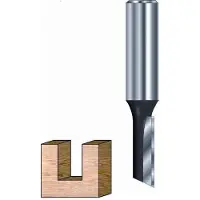 ENT Nutfräser HW einschneidig D 3 mm NL 12,7 mm GL 51 mm S8x32 mm