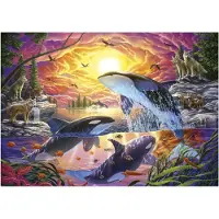 Educa Orcas Und Wölfe Puzzle 4000 Stücke