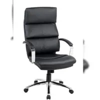 Sigma Bürostuhl EC10, Kunststoff/Metall, verstellbare Sitzhöhe, Kopfstütze, schwarz