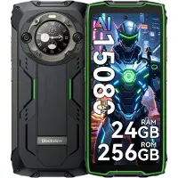 Blackview BV9300 Pro 6.7"24GB+256GB120Hz15080mAh64MP Kamera33W Schnellladungmit 100 LM FackelDual-DisplayIP68/IP69K+MIL-STD-810HNFCOTG