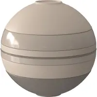Villeroy & Boch Iconic La Boul, Servierset, Porzellan, Beige, Rund, 7 Stück(e)