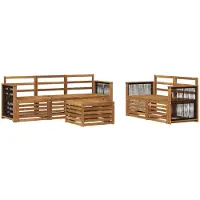vidaXL Sofagarnituren 6 Stk Massivholz Akazie 3384020