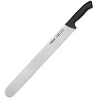 Pirge Ecco Dönermesser 45 cm Schwarz - Aufschnittmesser - Schärfstes Edelstahl Döner Langmesser - Fleischmesser - BBQ Messer - Ergonomisches Griff