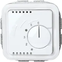 Kopp Raumthermostat "Öffner", Temperaturbereich 5-30ºC, Nachtabsenkung, 10(4)AX, 250V, arktis-weiß