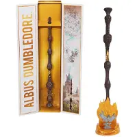 Spin Master Wizarding World Harry Potter - Authentischer Albus Dumbledore Zauberstab aus Kunststoff mit Hogwarts-Halterung, Harry Potter, 14 Jahr(e)