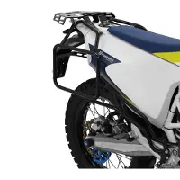 Zieger Seitenkofferträger schwarz für Husqvarna 701 Enduro/Supermot Unisexneutral070 - Motorradzubehör - Motorradgepäck