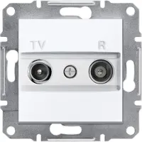Schneider Electric Enddose RTV ohne Rahmen, weiß Schneider Asfora EPH3300721