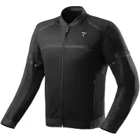 Rebelhorn Echo wasserdichte Motorrad Textiljacke, schwarz, 7XL