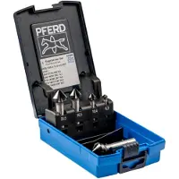 PFERD -TOOLS Kegelsenker 25202159, HSS, 5-teiliges Set, 6,3 - 25mm Ø, Zylinderschaft, 90 Grad