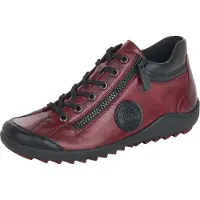 Remonte Damen Stiefelette flexible und dämpfende Sohle mit Reißverschluss R1477, Größe:39 EU, Farbe:Rot