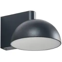 LUCANDE Velira LED-Außenwandleuchte, Metall, IP54, schwarz - , Velira, Schwarz, Metall, Modern
