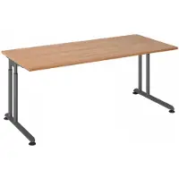 Hjh OFFICE PRO ZENO 19 G | 180x80 - 180 x 80 h?henverstellbar Nussbaum/Graphit