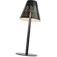 Emos aufladbare LED Tischlampe GRACE 4,2W, Helligkeit 80lm, dimmbar, 2200mAh Akku mit 50h Leuchtdauer, tralweiß, 1,5m USB-Kabel, schwarz, Z7634